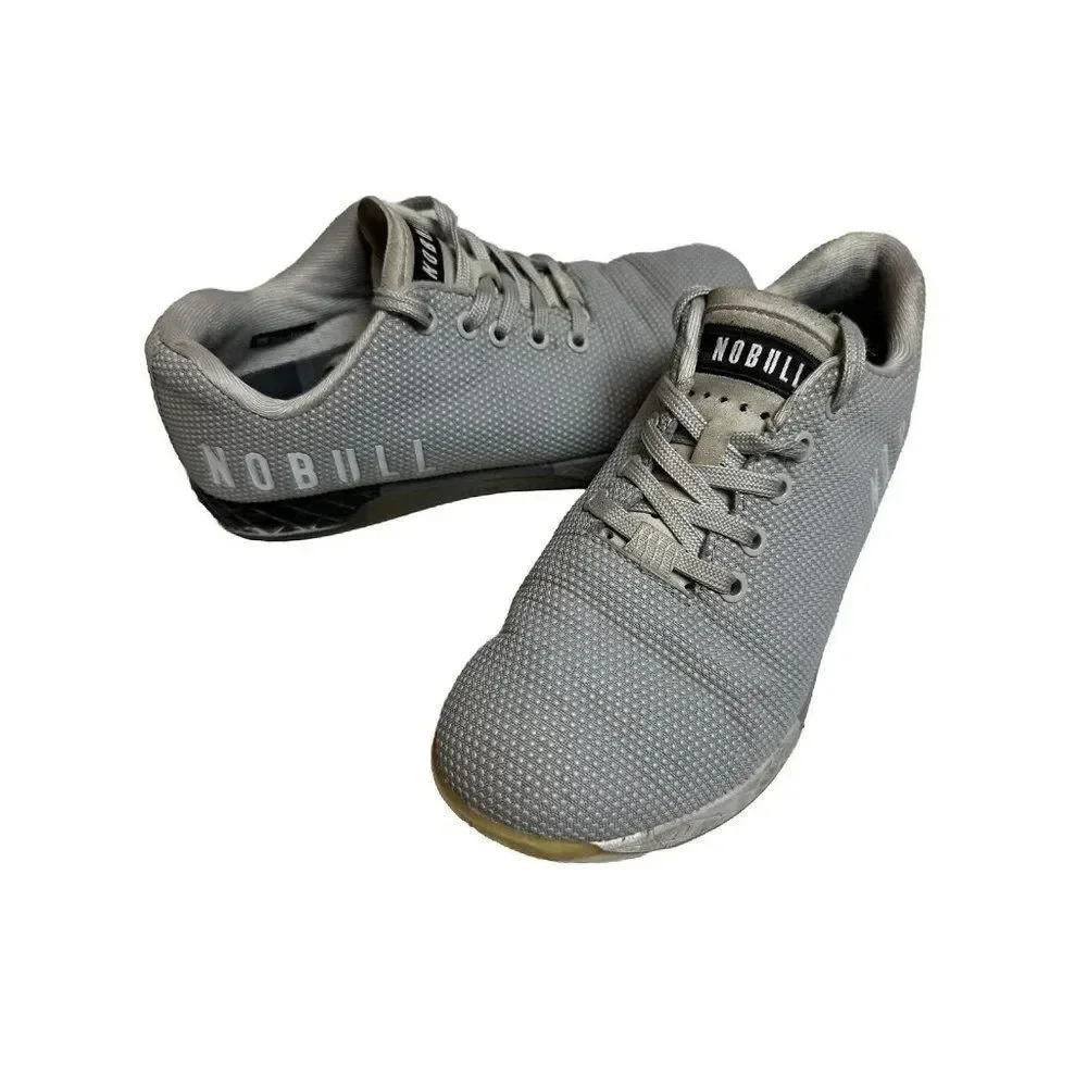 Nobull Superfabric Gray Unisex trainer shoes size Women's 8.5 / Men's 7